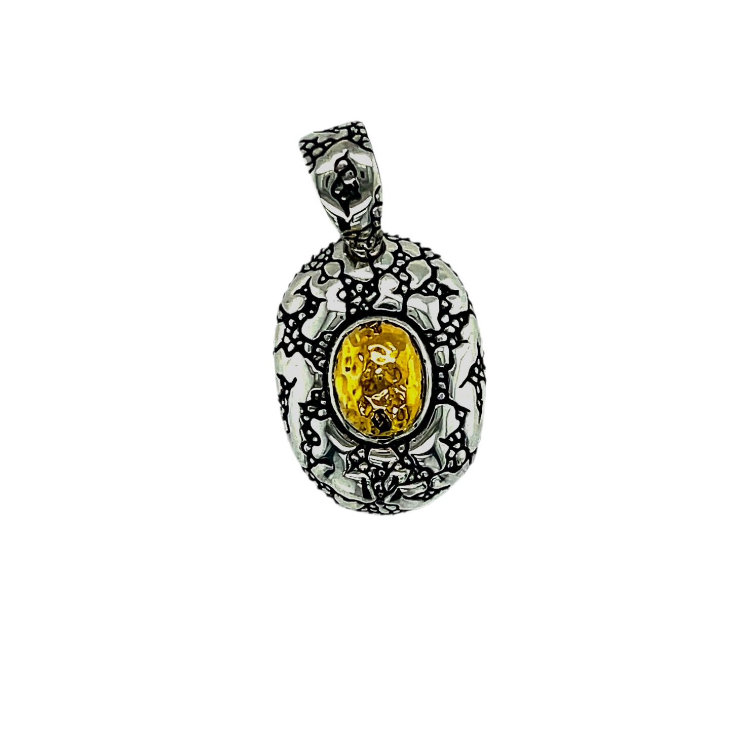 SPG662-1- Silver and 18kt Gold Nckl