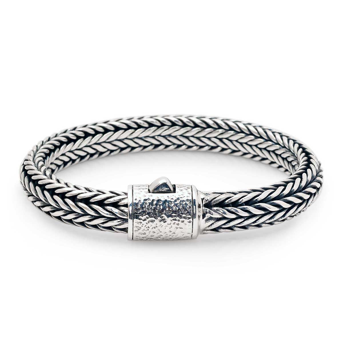 Silver lades bracelet SB100-10by6