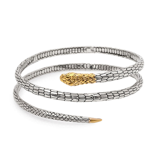 Snake Bracelet silver gold